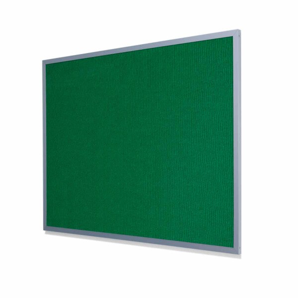 Eco Green Ribbed VELCRO® Compatible Cork Board with Heavy Aluminum Frame